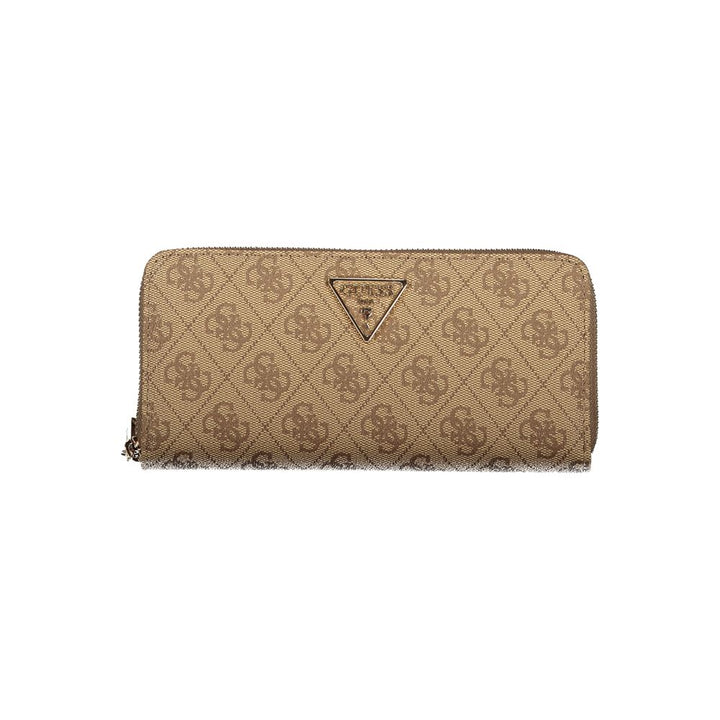 Guess Jeans Beige Polyurethane Women Wallet