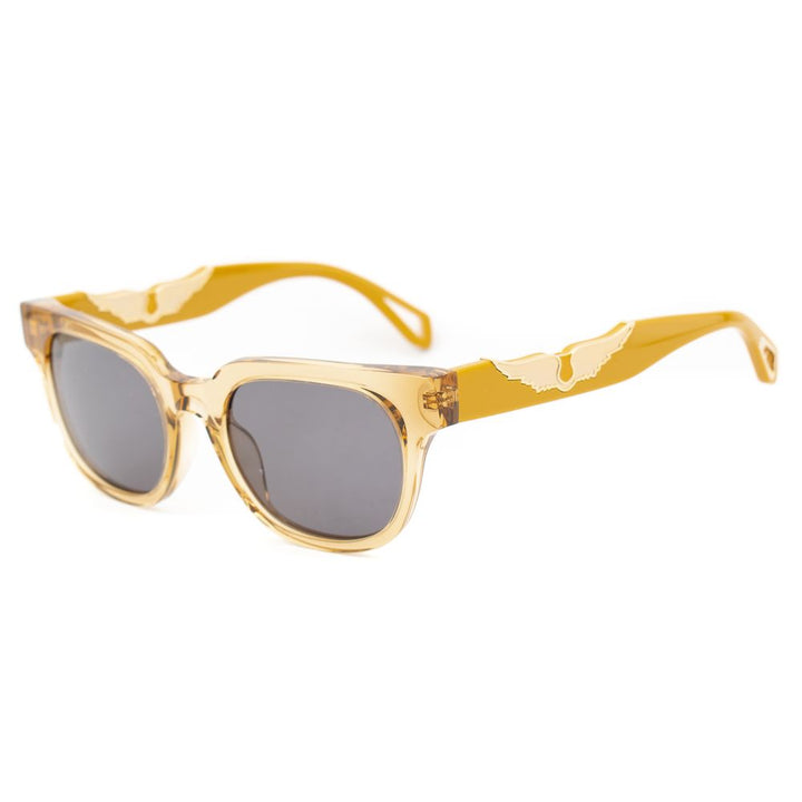 Zadig & Voltaire Brown Acetate Sunglasses