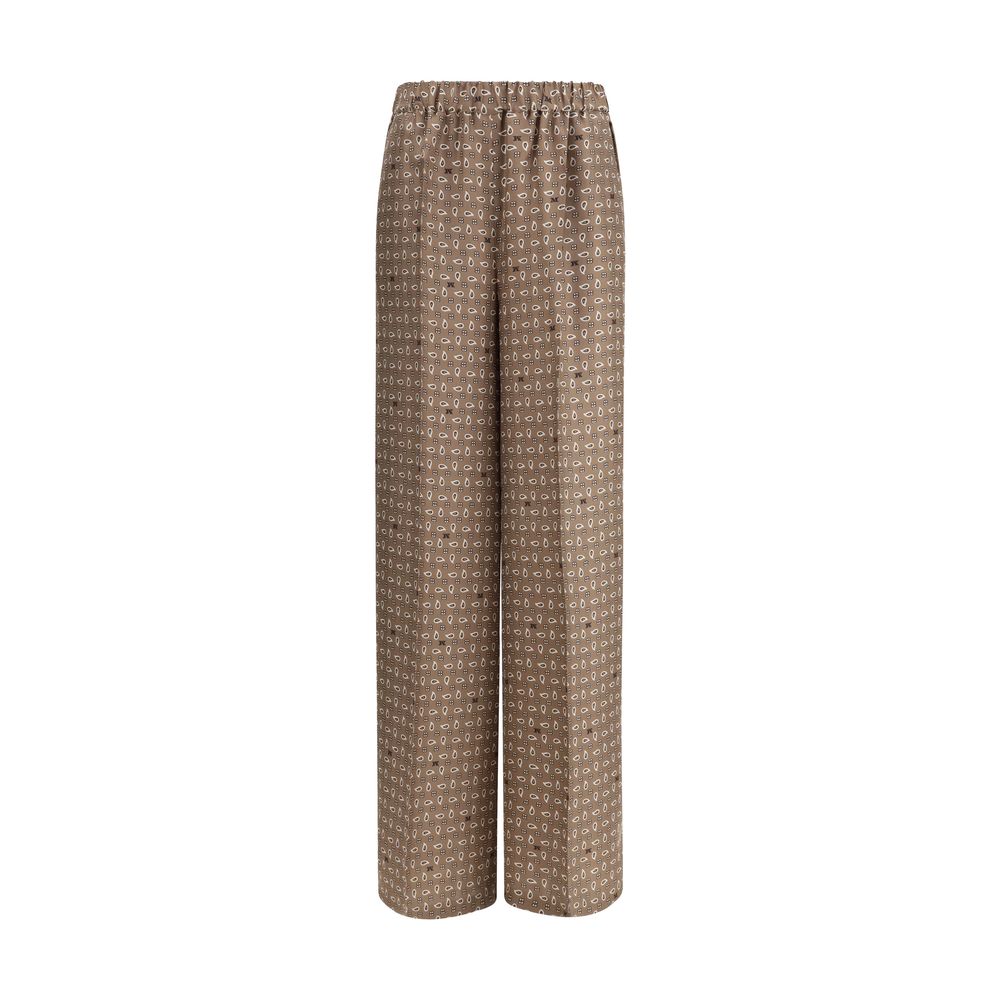 Max Mara Multicolor Silk Pants