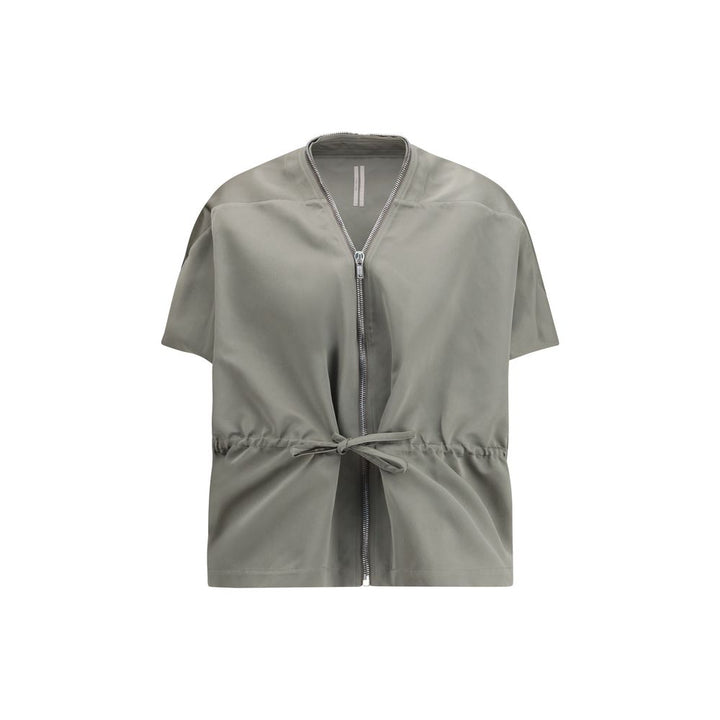 Rick Owens Bicolor Polyester Sleveless Jacket