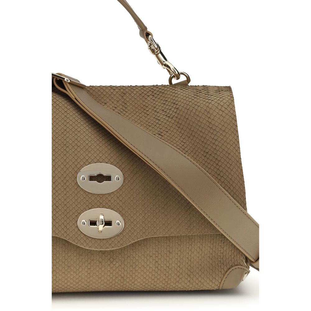 Zanellato Beige Calf Leather Bos Taurus Handbag