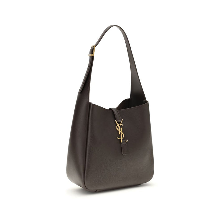 Saint Laurent Gray Calf Leather Bos Taurus Shoulder Bag