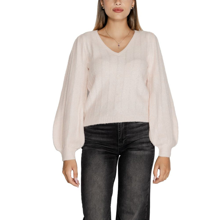Guess Pink Polyester Sweatshirt