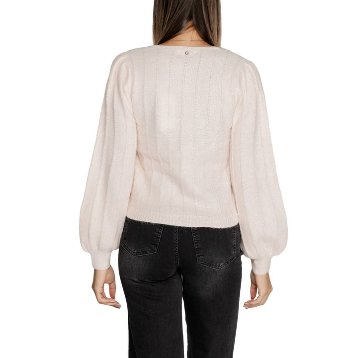 Guess Pink Polyester Sweatshirt