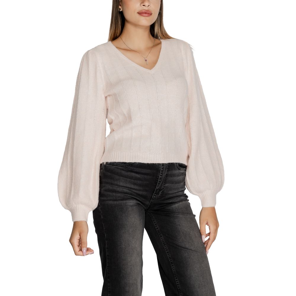Guess Pink Polyester Sweatshirt