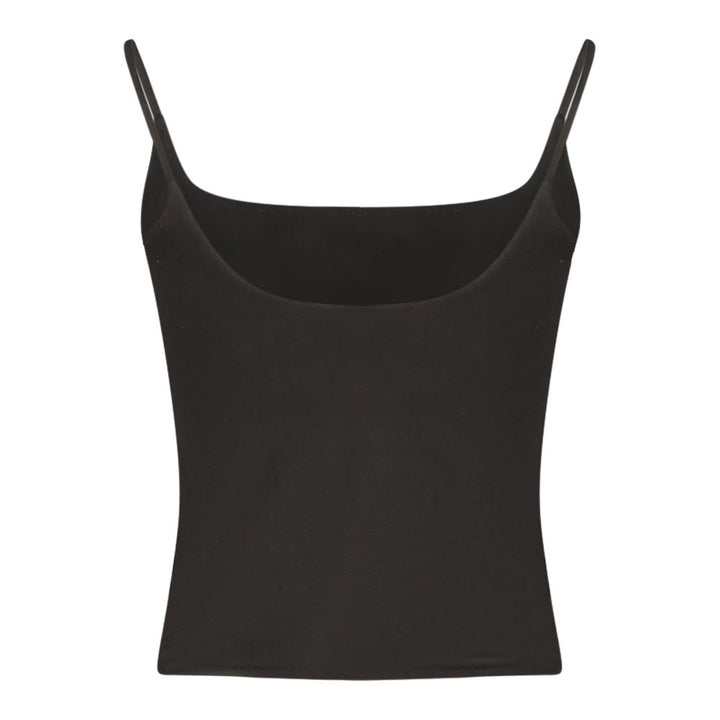 Guess Jeans Black Cotton Women's Tank Top