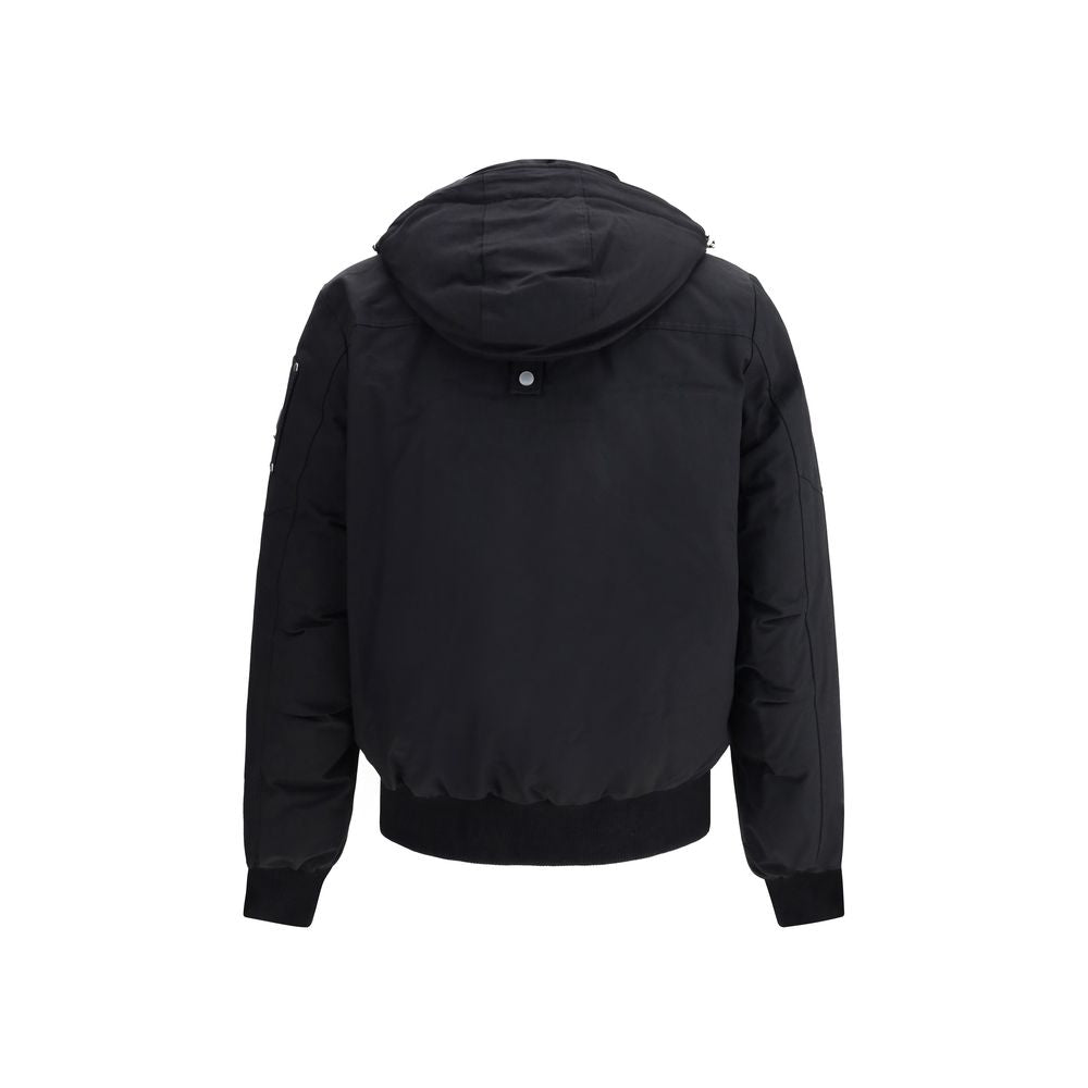 Moose Knuckles Black Cotton Clothing