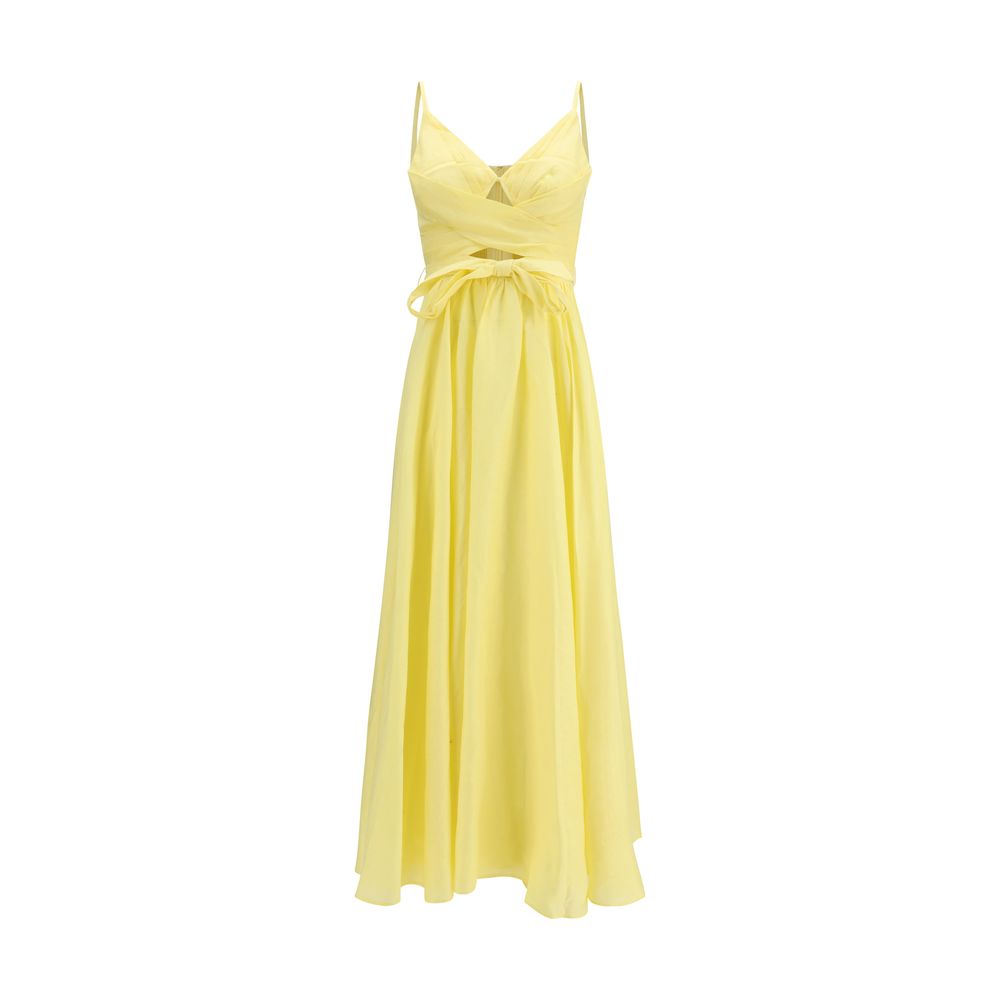 Zimmermann Bicolor Cotton Long Dress