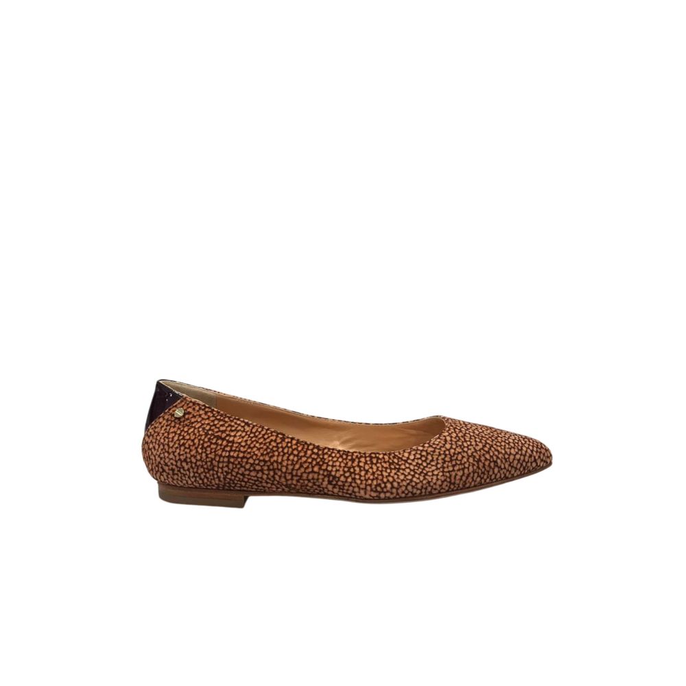 Borbonese Beige Leather Women Sandal
