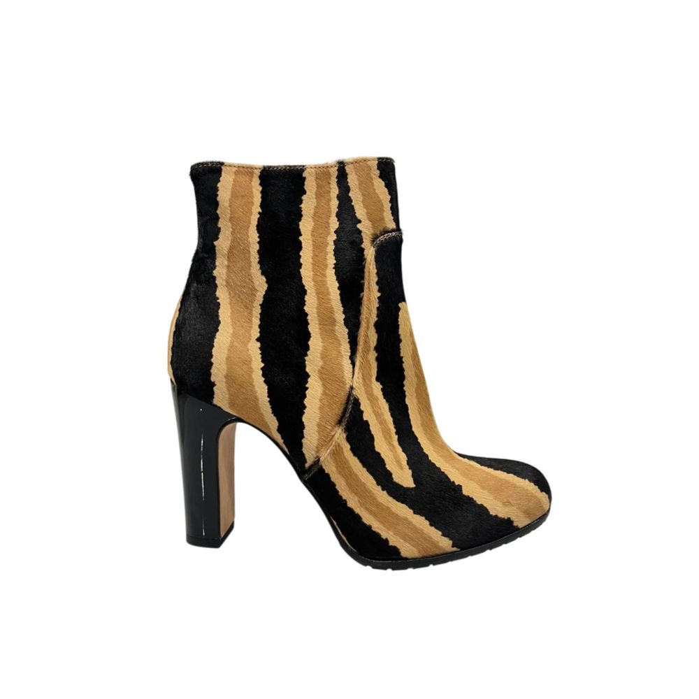 Borbonese Black Genuine Leather Women Boot