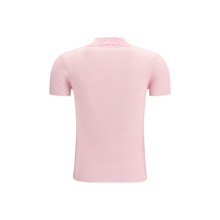 Max Mara Multicolor Fleece Wool Polo Shirt