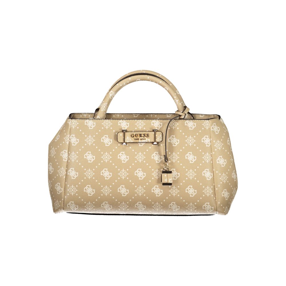 Guess Jeans Beige Polyurethane Women Handbag