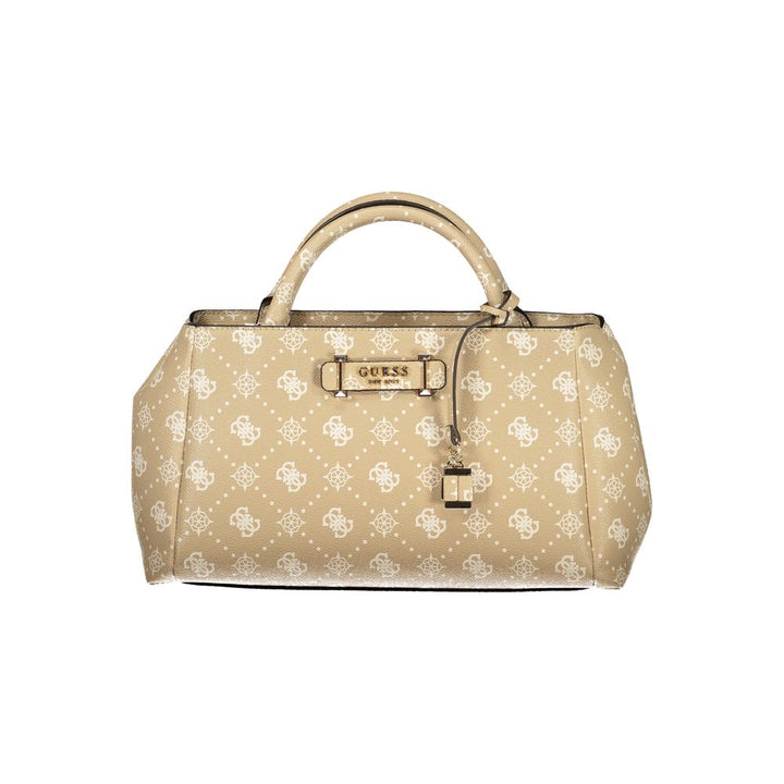Guess Jeans Beige Polyurethane Women Handbag