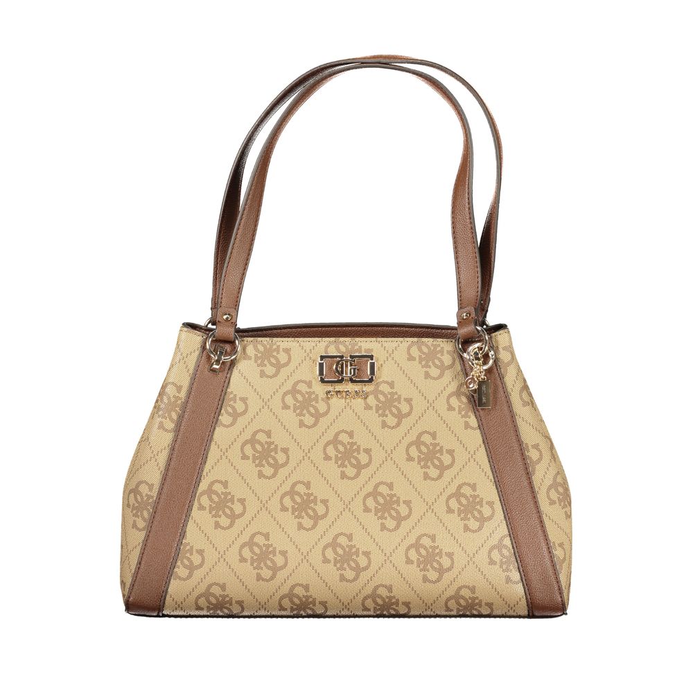 Guess Jeans Marrone Poliuretano Women Handbag