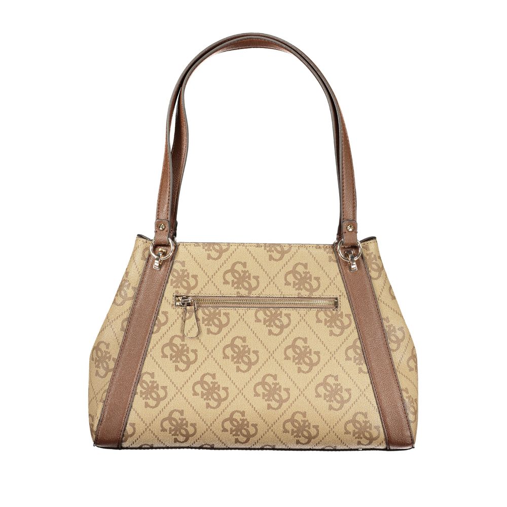 Guess Jeans Marrone Poliuretano Women Handbag