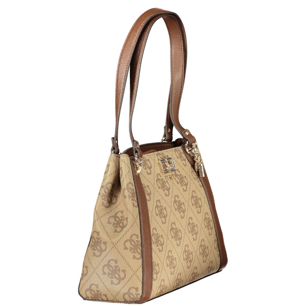 Guess Jeans Marrone Poliuretano Women Handbag