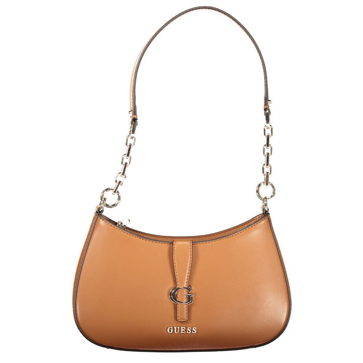 Guess Jeans Marrone Poliuretano Women Handbag