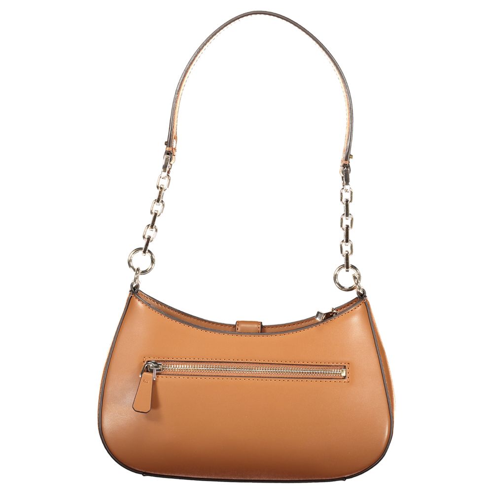 Guess Jeans Marrone Poliuretano Women Handbag