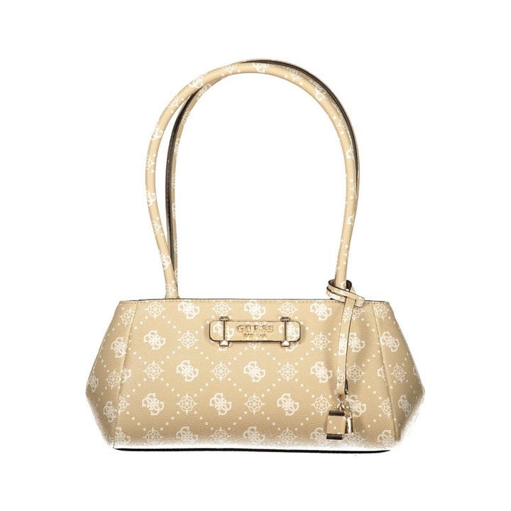 Guess Jeans Beige Polyethylene Handbag