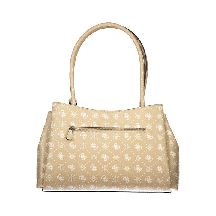 Guess Jeans Beige Polyurethane Women Handbag