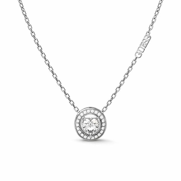 Guess Gray Stainless Steel Necklace