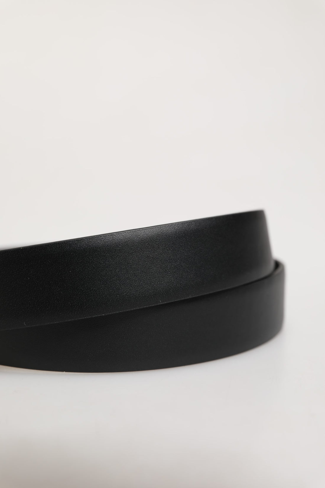 Dolce & Gabbana Men Black Classic Leather Metal Buckle Belt