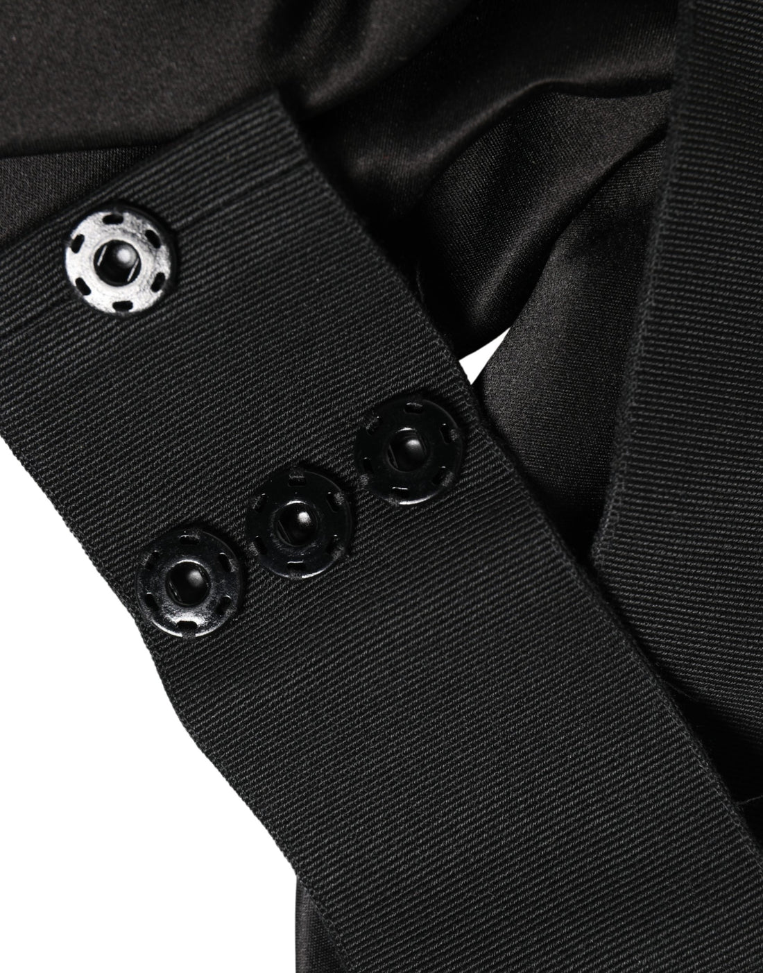 Dolce & Gabbana Black Silk Satin Sash Wide Waist Women Belt