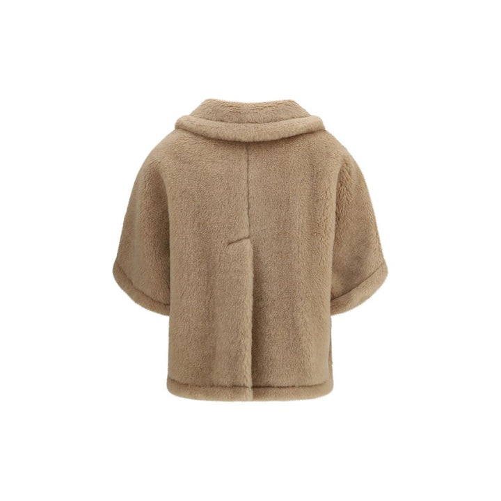 Max Mara Beige Alpaca Vicugna Pacos Coat