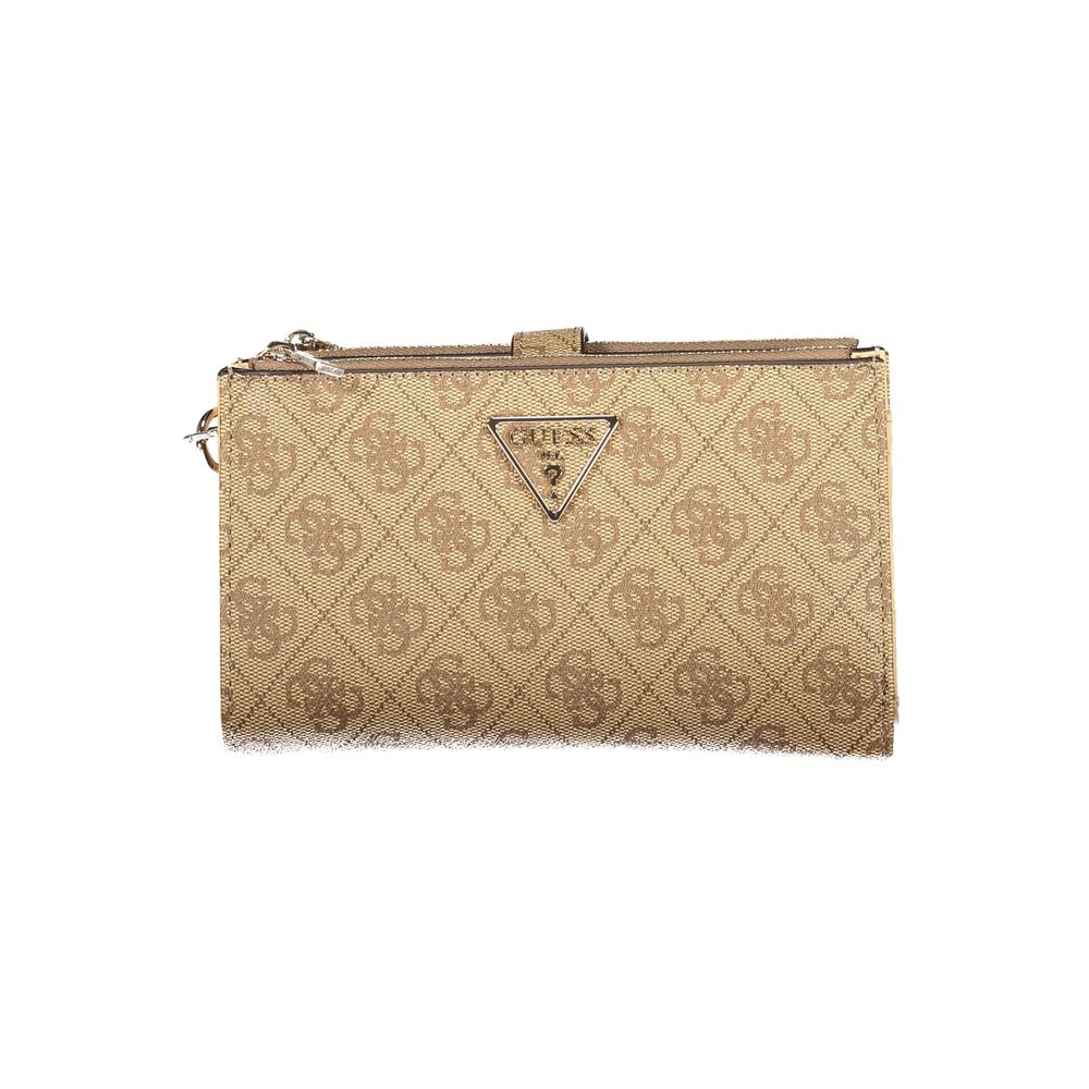 Guess Jeans Beige Polyurethane Women Wallet