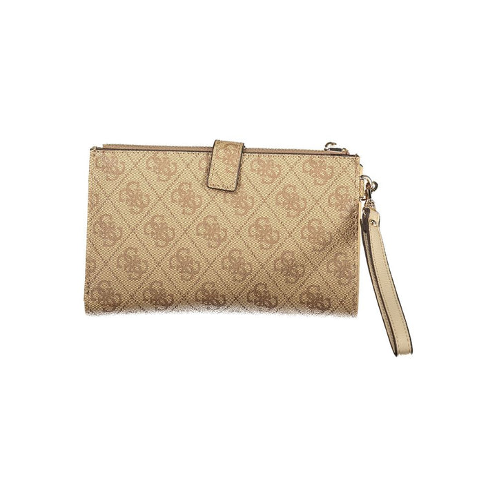Guess Jeans Beige Polyurethane Women Wallet