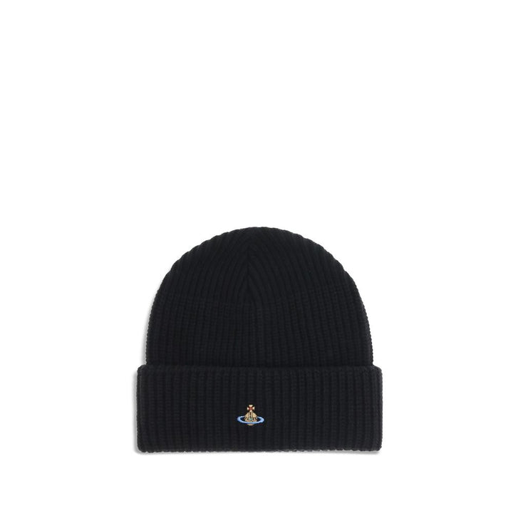 Vivienne Westwood Black Wool Beanie