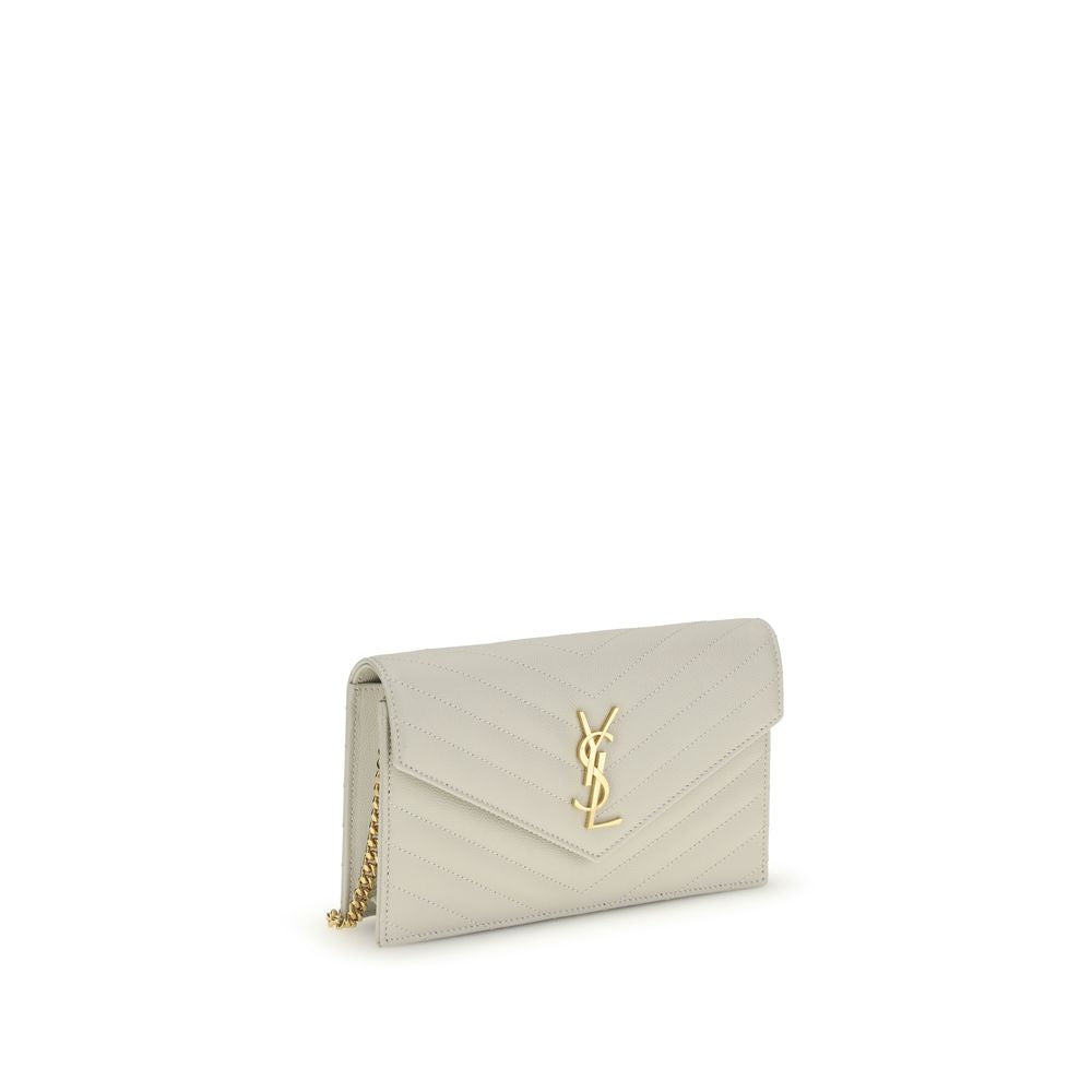 Saint Laurent Beige Calf Leather Bos Taurus Shoulder Bag