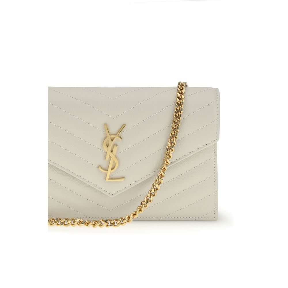 Saint Laurent Beige Calf Leather Bos Taurus Shoulder Bag