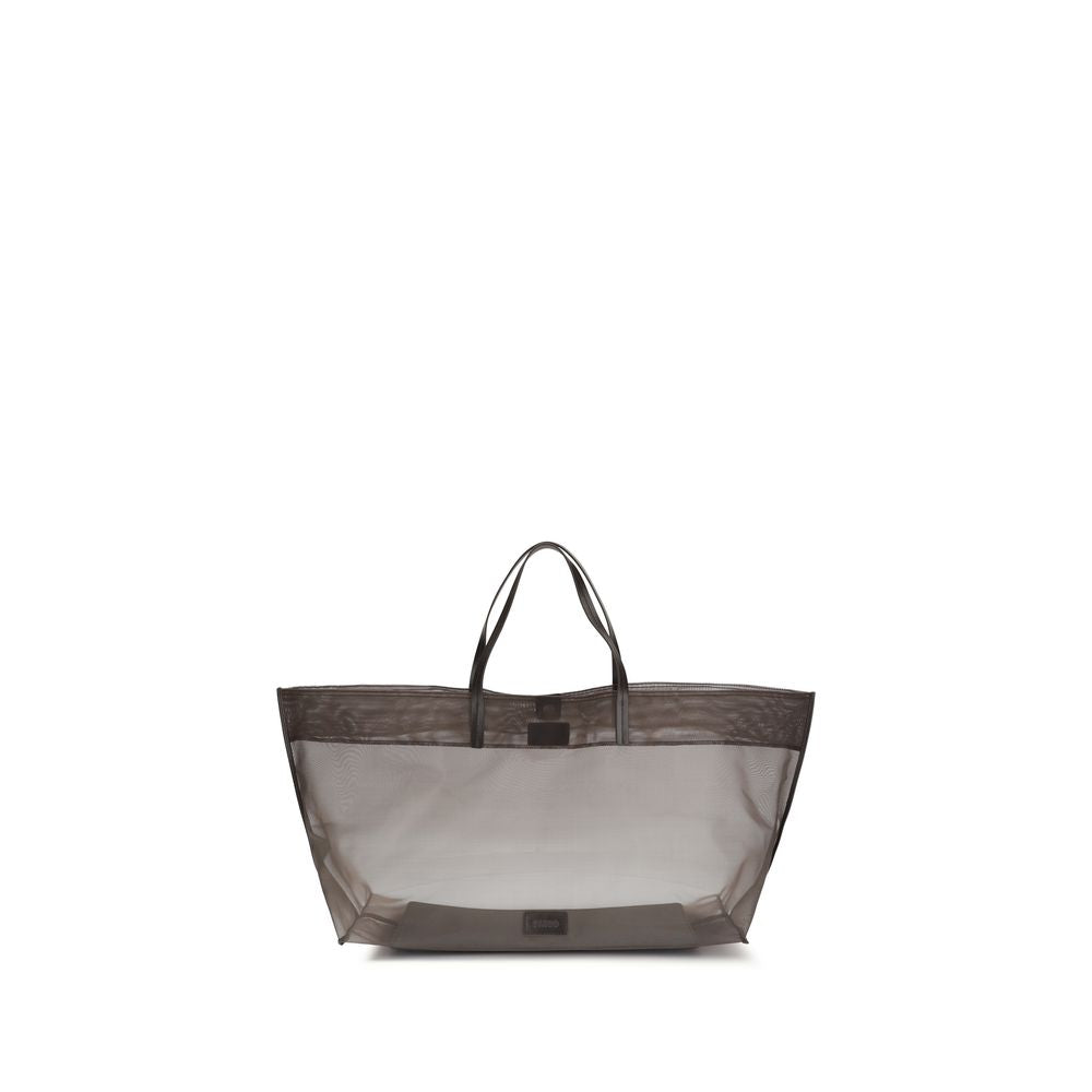 Staud Brown Nylon Shoulder Bag