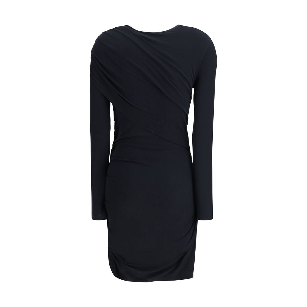 Marant Etoile Black Modal Casual Dress