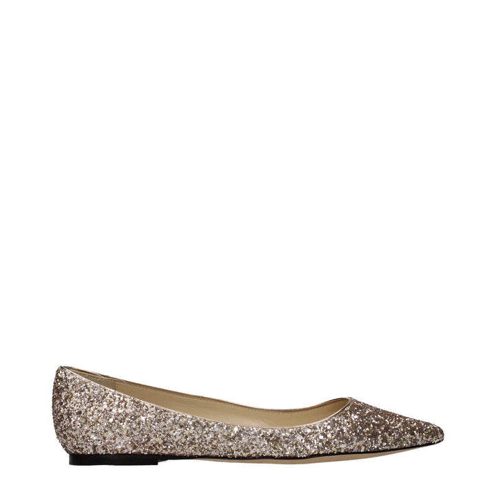 Jimmy Choo Pink Plastic Ballet Flats