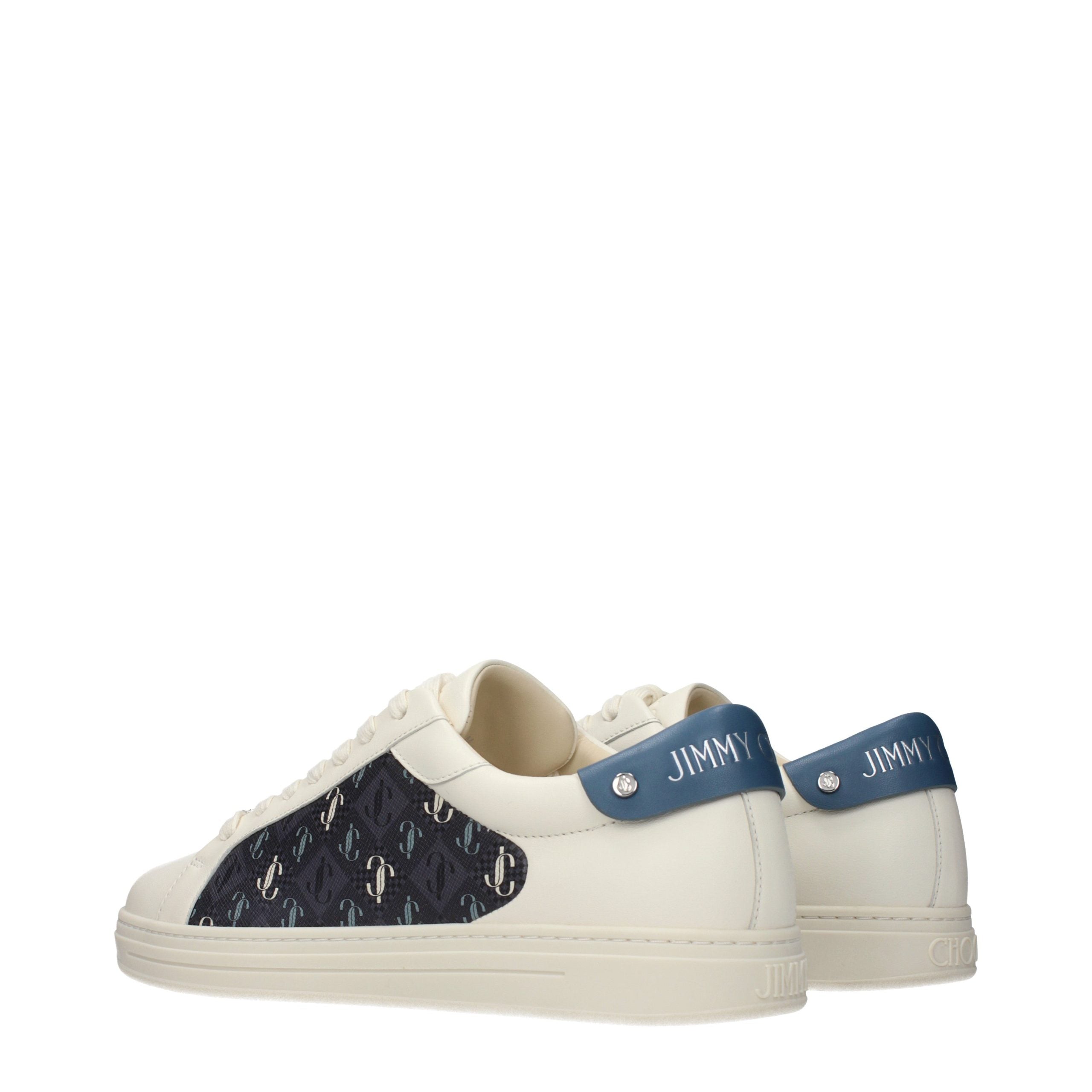 Jimmy Choo Beige Leather Low Top Sneakers