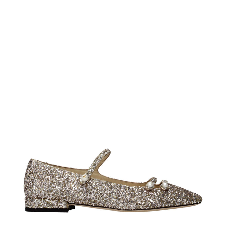 Jimmy Choo Pink Plastic Ballet Flats