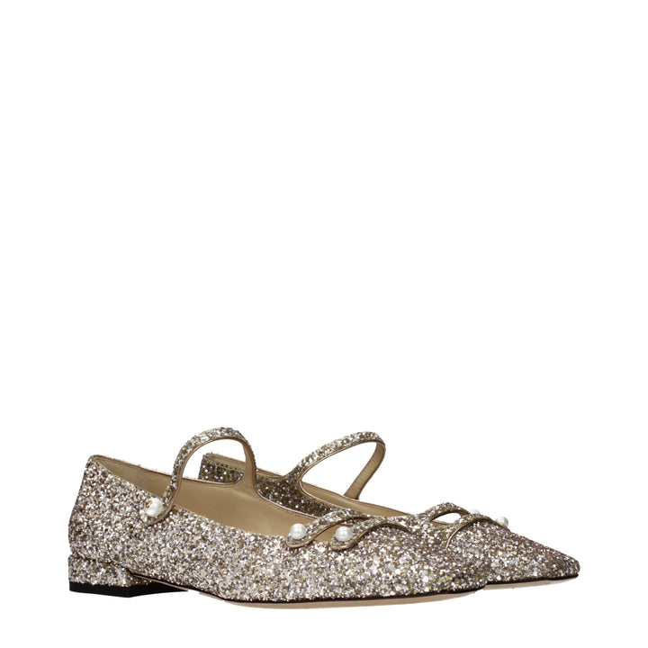 Jimmy Choo Pink Plastic Ballet Flats