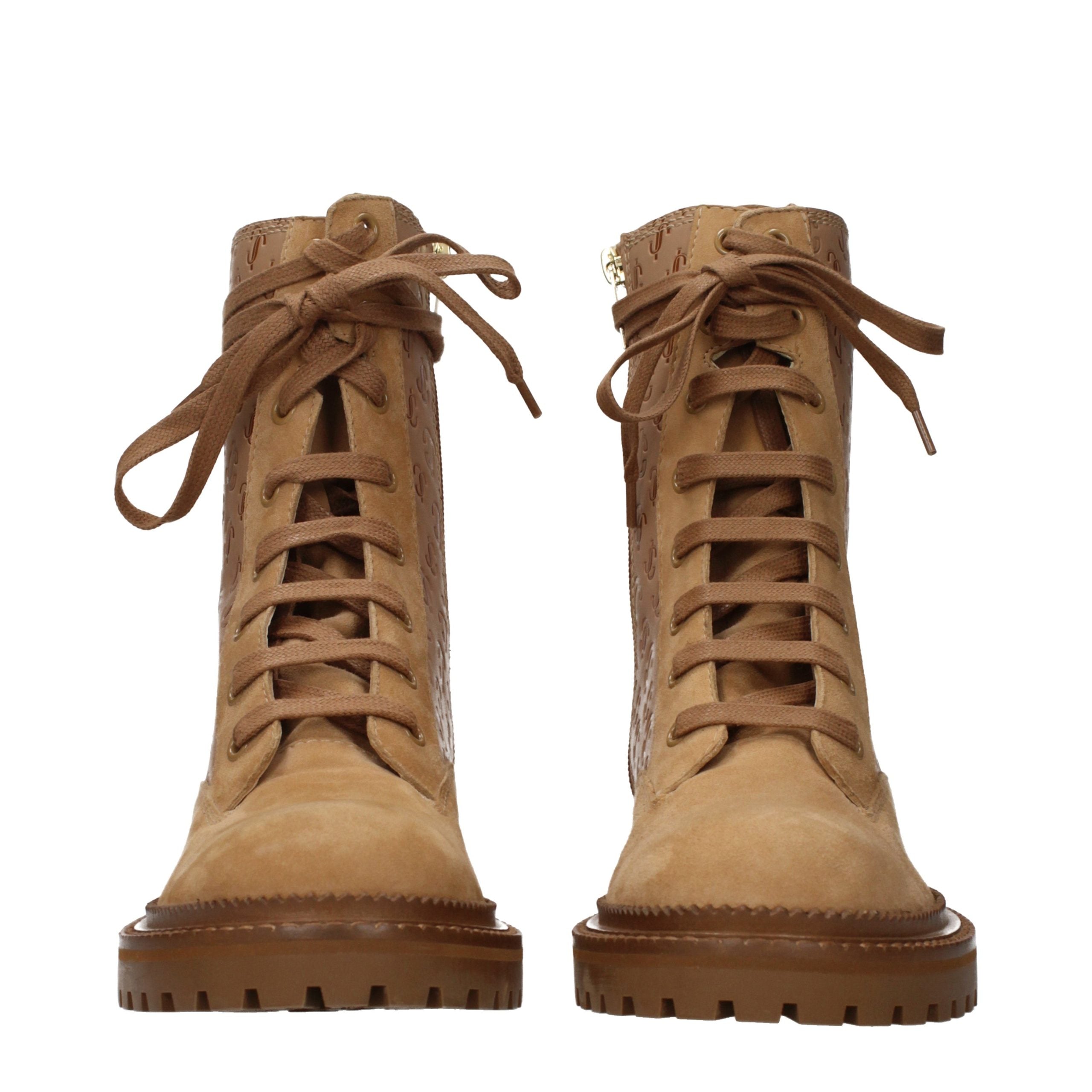 Jimmy Choo Brown Leather Ankle Boots