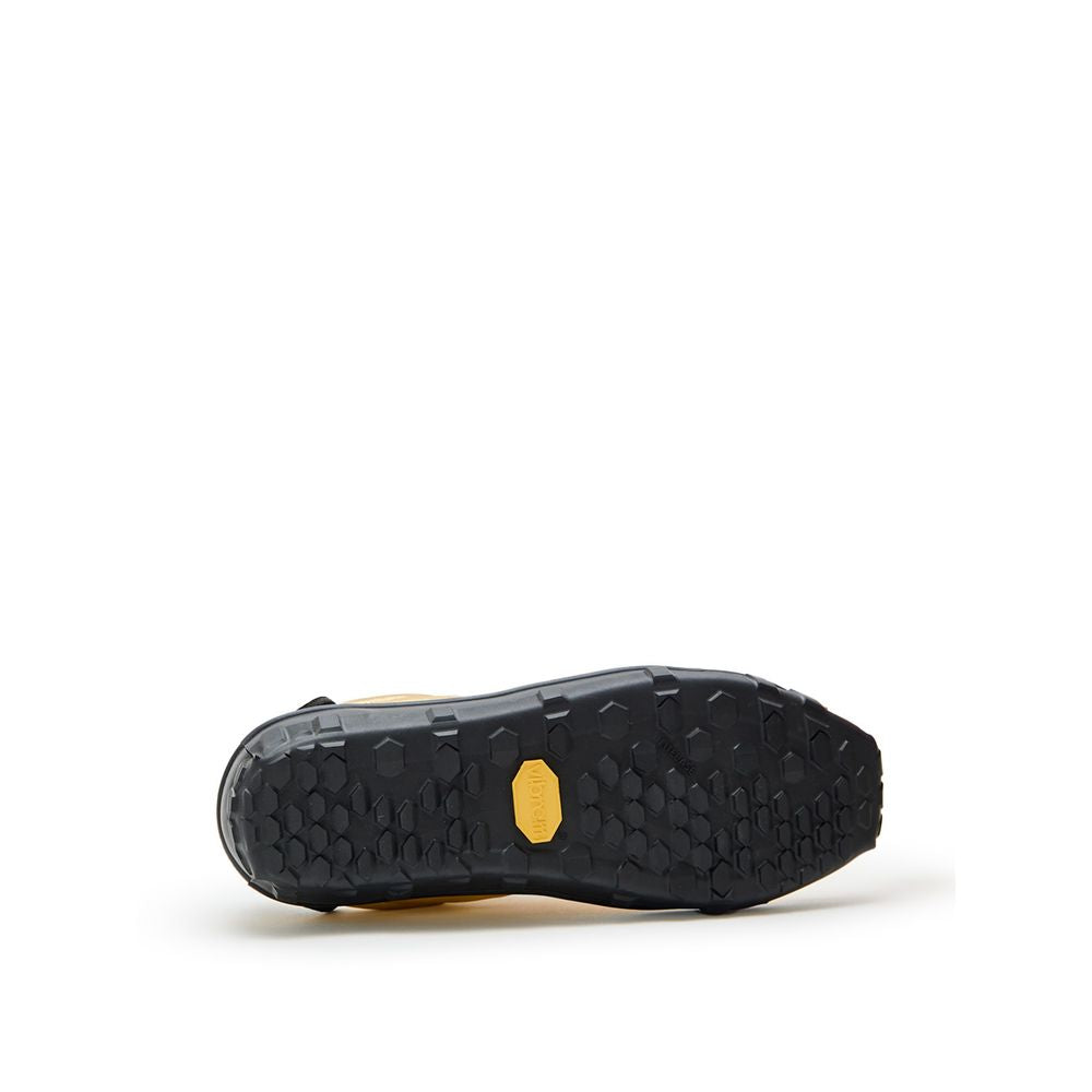 Dolce & Gabbana Gold Leather Low Top Sneakers