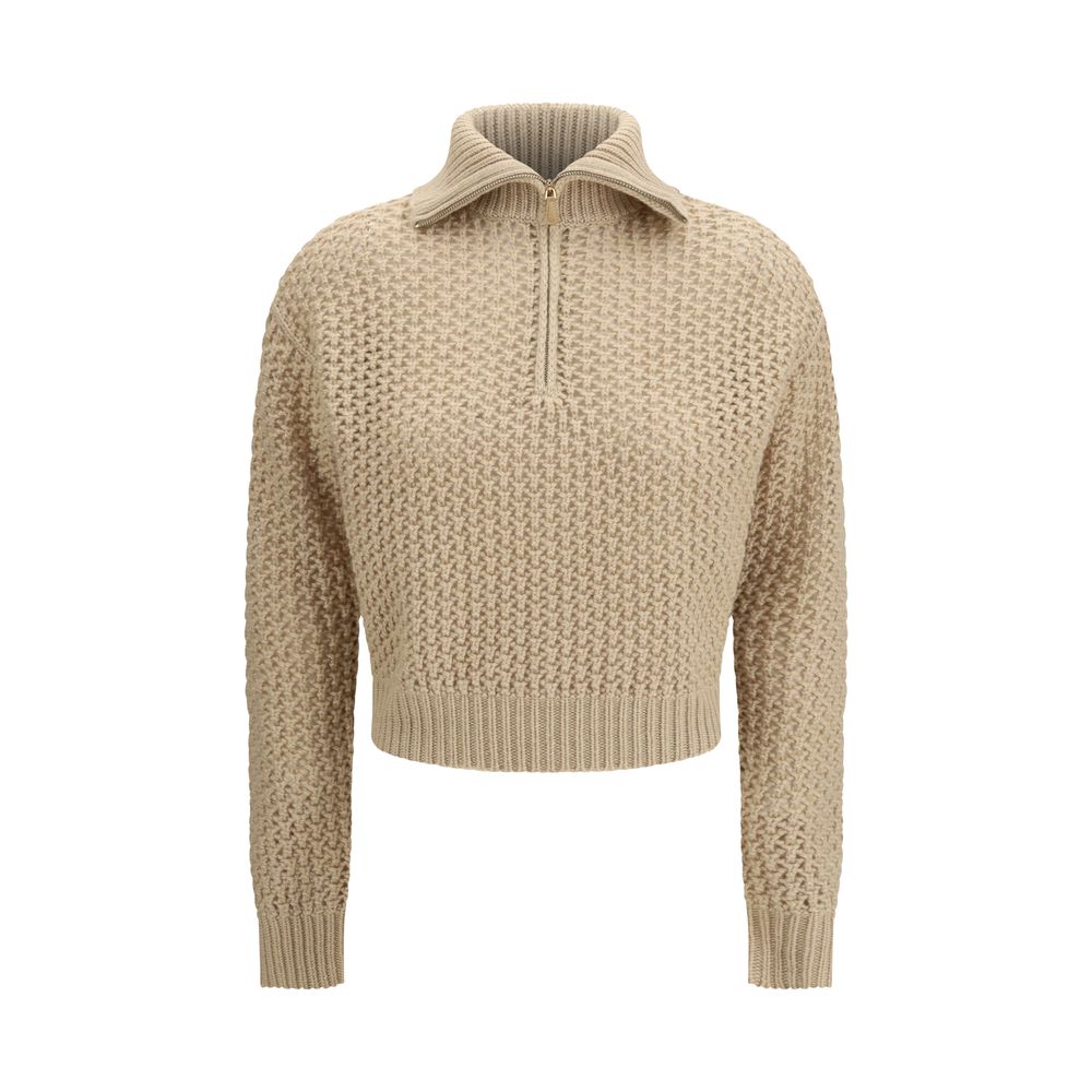 Max Mara Beige Wool Sweatshirt