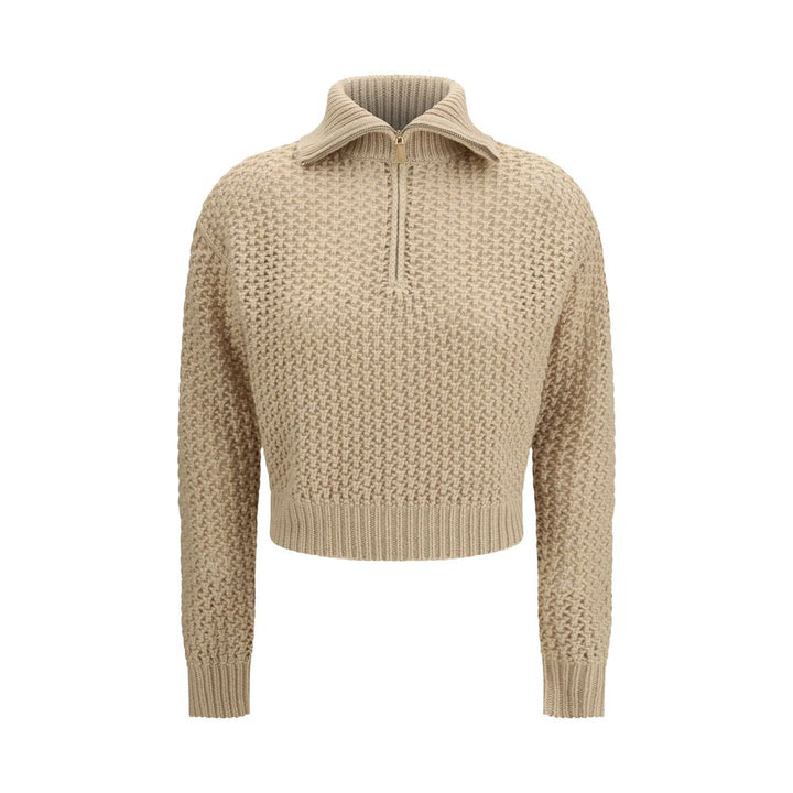 Max Mara Beige Wool Sweatshirt