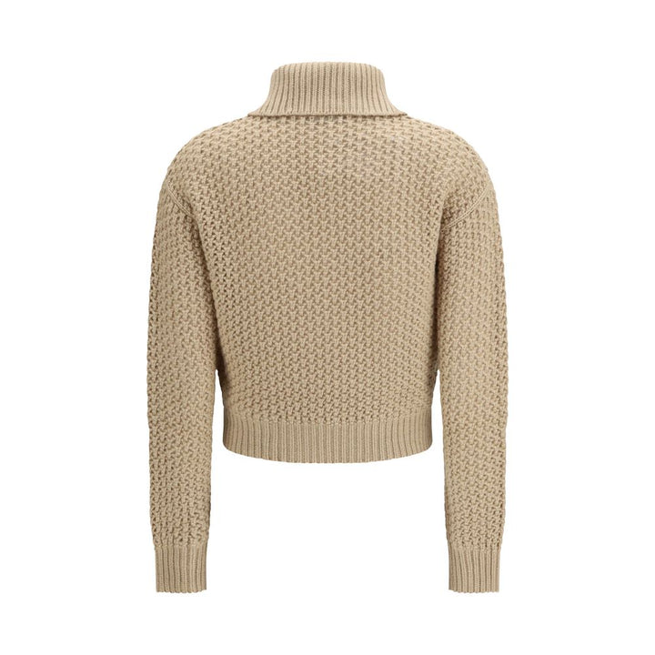 Max Mara Beige Wool Sweatshirt