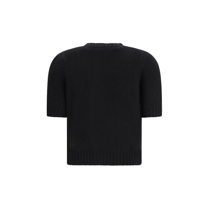 Khaite Black Cashmere Cardigan