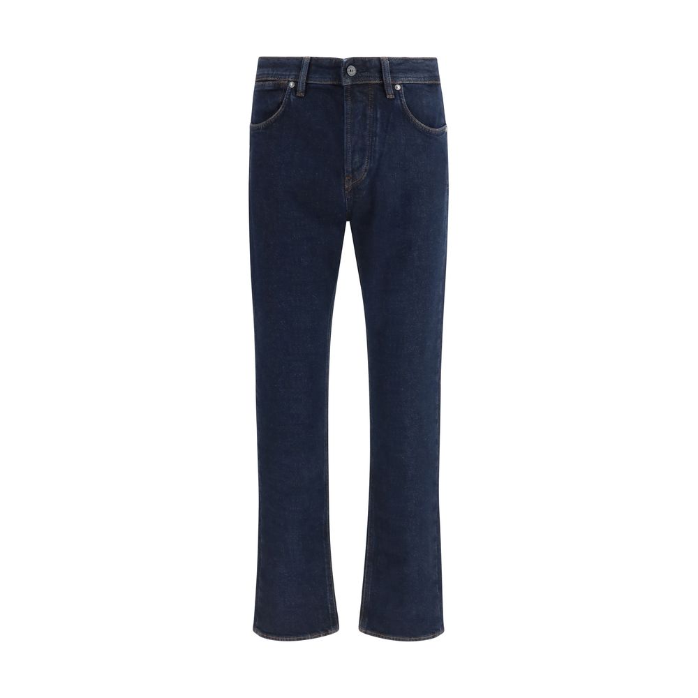 Stone Island Blue Polyester Slim Fit Jeans