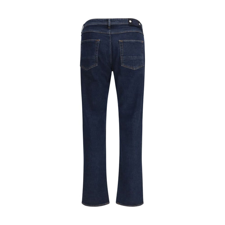 Stone Island Blue Polyester Slim Fit Jeans
