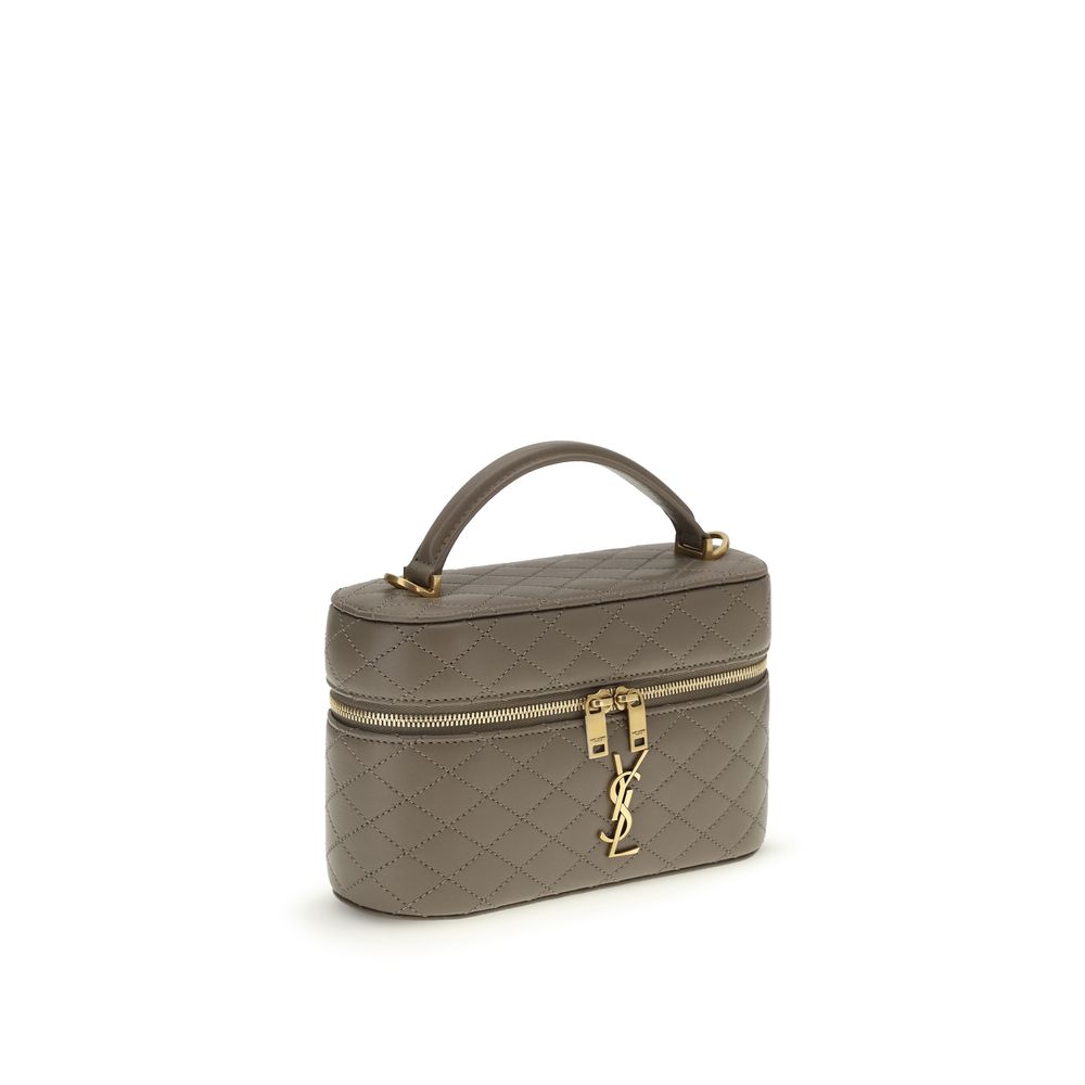 Saint Laurent Bicolor Calf Leather Bos Taurus Shoulder Bag