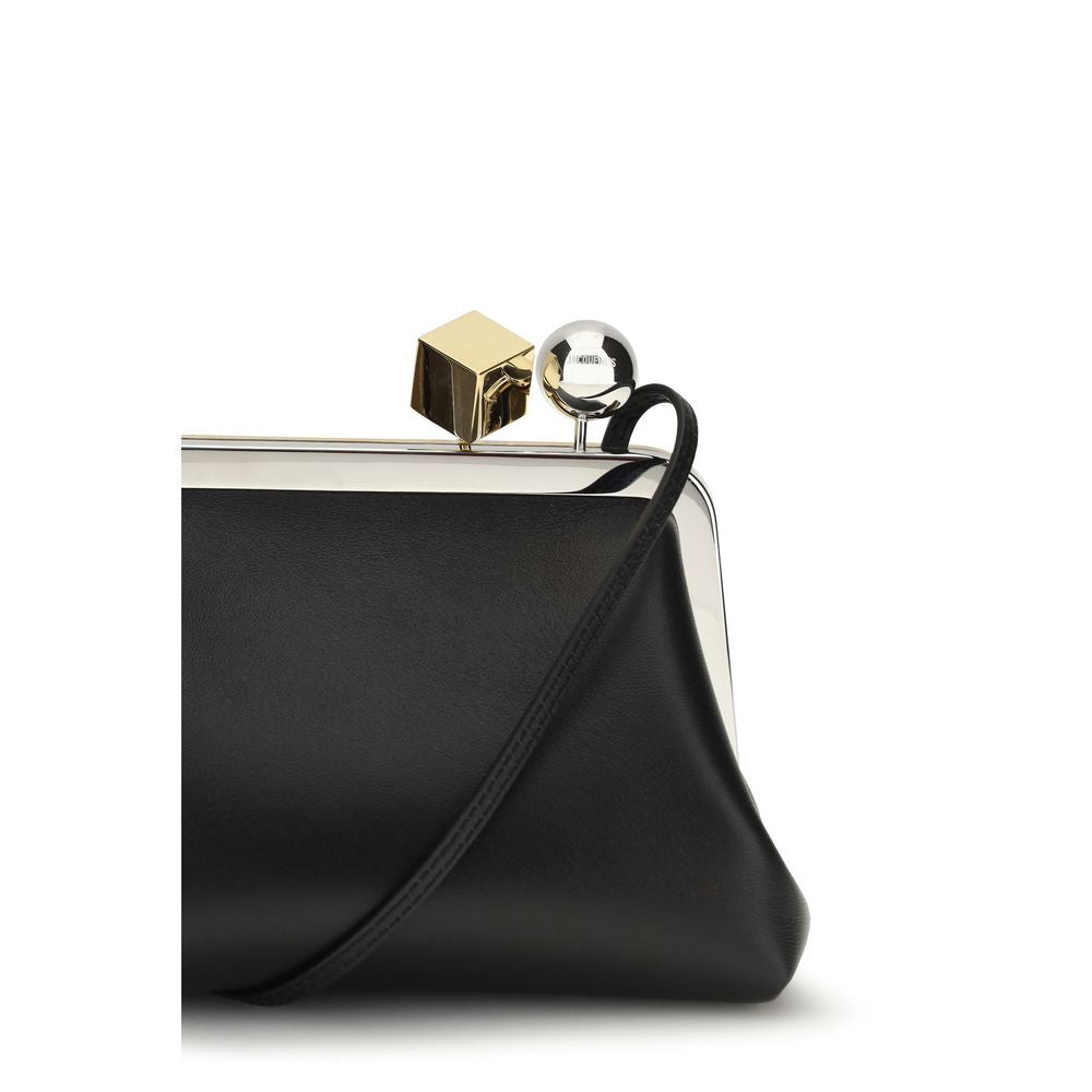 Jacquemus Black Lamb Ovis Aries Aries Shoulder Bag