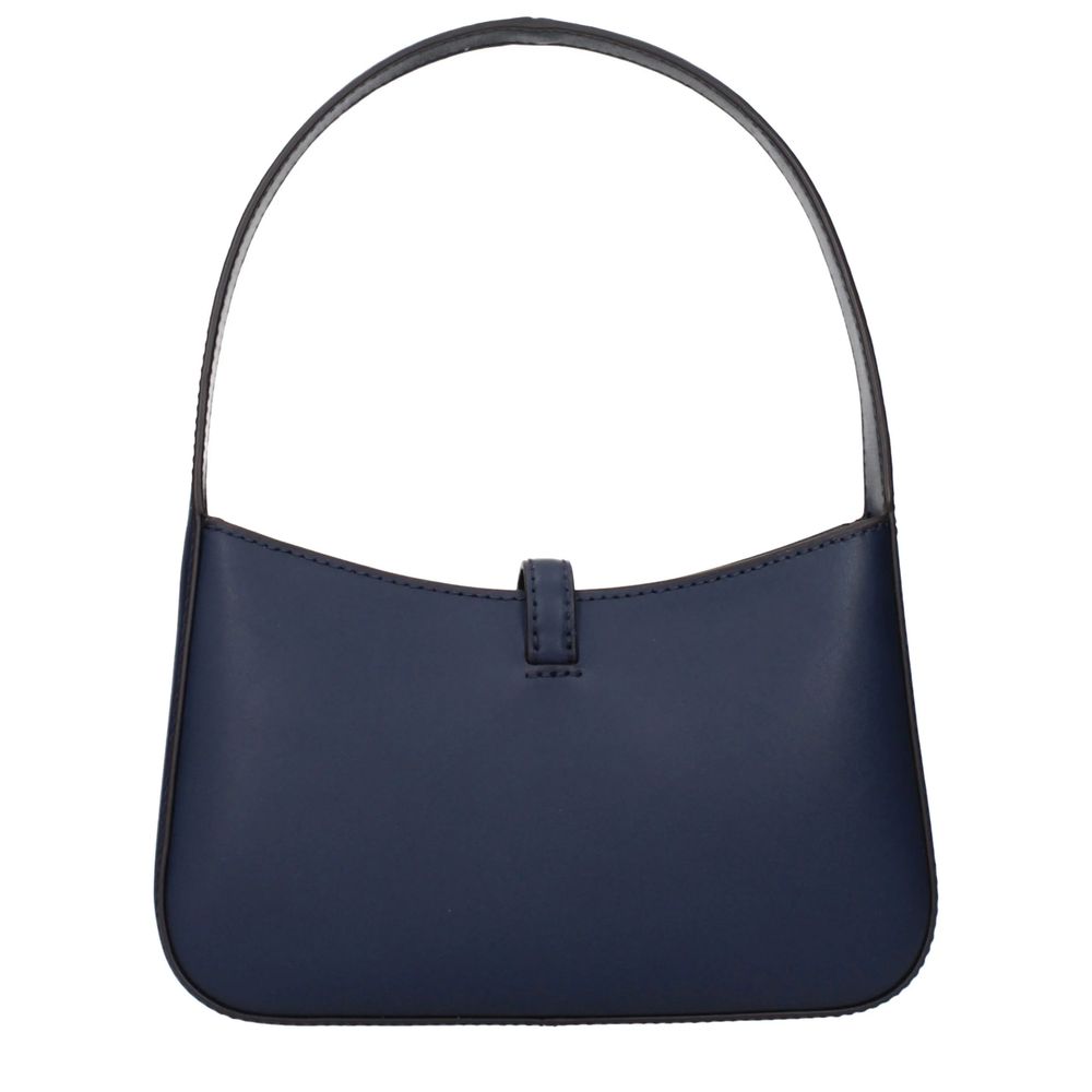 Michael Kors Blue Fur Shoulder Bag